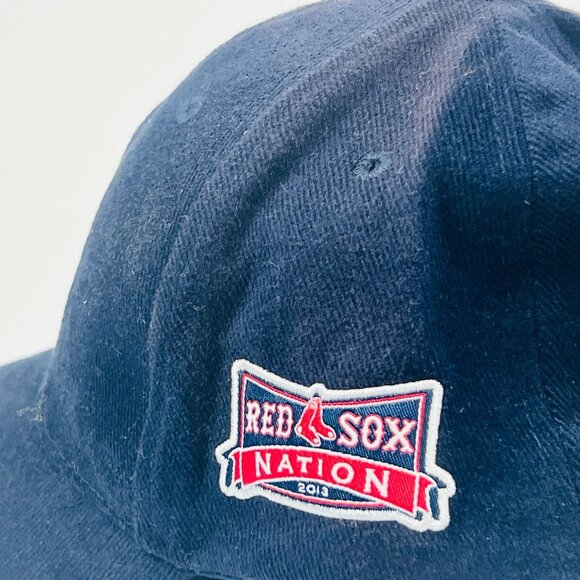 Melonwear MLB Boston Red Sox Nation 2013 Hook & Loop Blue/Red Baseball Hat - Picture 3 of 6